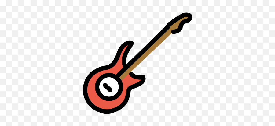 Guitar Emoji - Openmoji,Rockstar Emoji