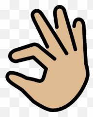 Pinching hand emoji clipart Free download transparent PNG - Hand Clipart