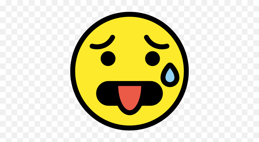 Overheated Face - Hot Emotion Face Emoji,Emoji Faces And Meanings
