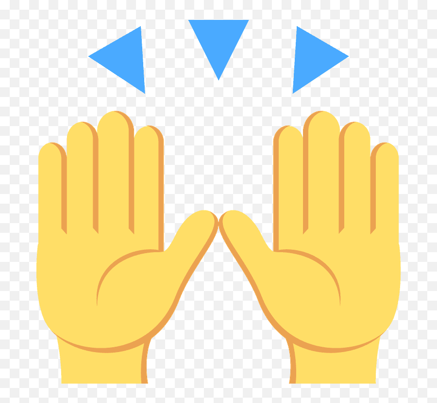Emoji Clipart - Raised Hands Emoji Png,Hooray Emoji