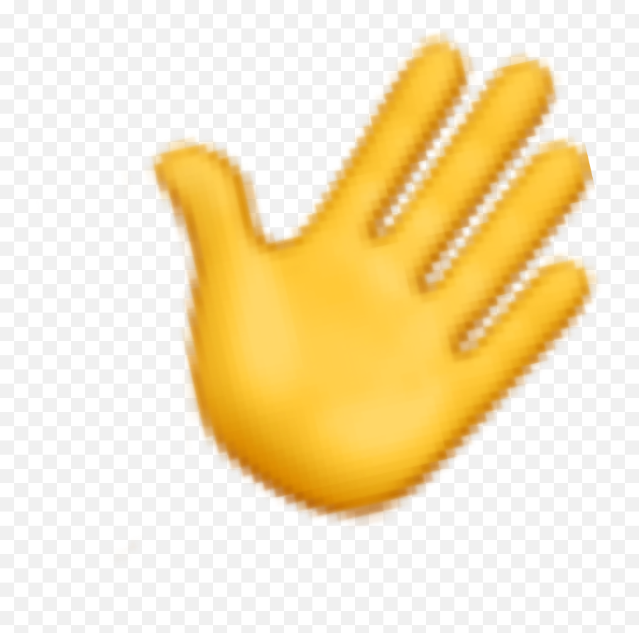 Emoji Sticker Hand Emojihand Sticker By Cloudyskii - Waving Goodbye,Glove Emoji
