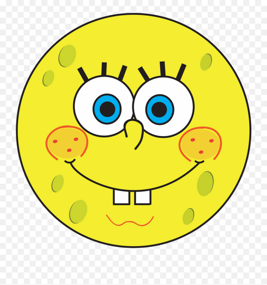 Spongebob Big Smile Face Clipart - Spongebob Face Clipart Emoji,Toothy Smile Emoji