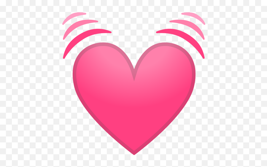 Beating Heart Emoji - Corazon Latiendo Emoji,Heartbeat Emoji