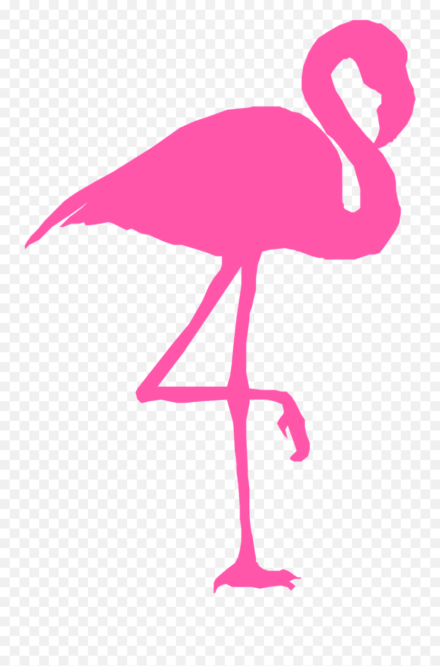 Flamingo Bird Stand Sleep Watch - Flamingo Silhouette Pink Emoji,Pink Flamingo Emoji