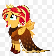 Gala Dress - Sunset Shimmer As A Princess Pony Emoji,Sunset Bird Emoji