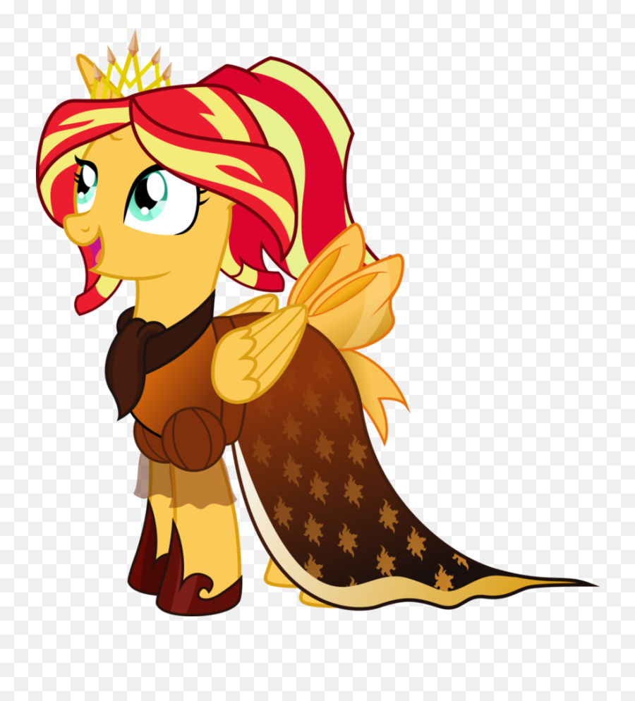 Gala Dress - Sunset Shimmer As A Princess Pony Emoji,Sunset Bird Emoji