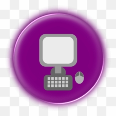 Computer Icon - Icone Computador Roxo Png Emoji,Emoji On Computer Keyboard