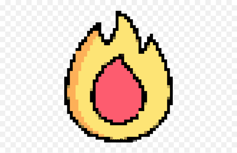 Fire - Pixel Art Beach Ball Png Emoji,Flame Emoticon