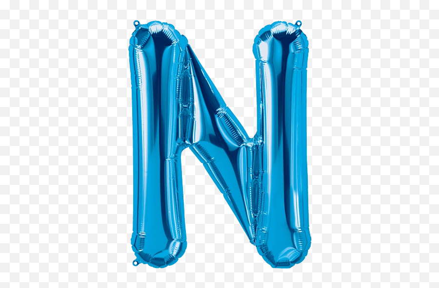 Blue Letter N Balloon - Letter N Balloon Blue Emoji,Blue Letters Emoji