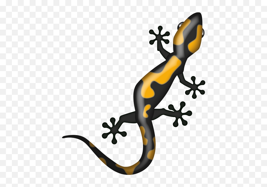 Fire Salamander - Gekkonidae Emoji,Salamander Emoji