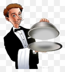 Clipart Images Waiter Transparent - Png Emoji