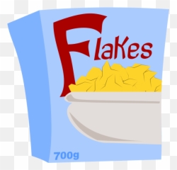 Special Flakes - Cereal Box Clip Art Emoji