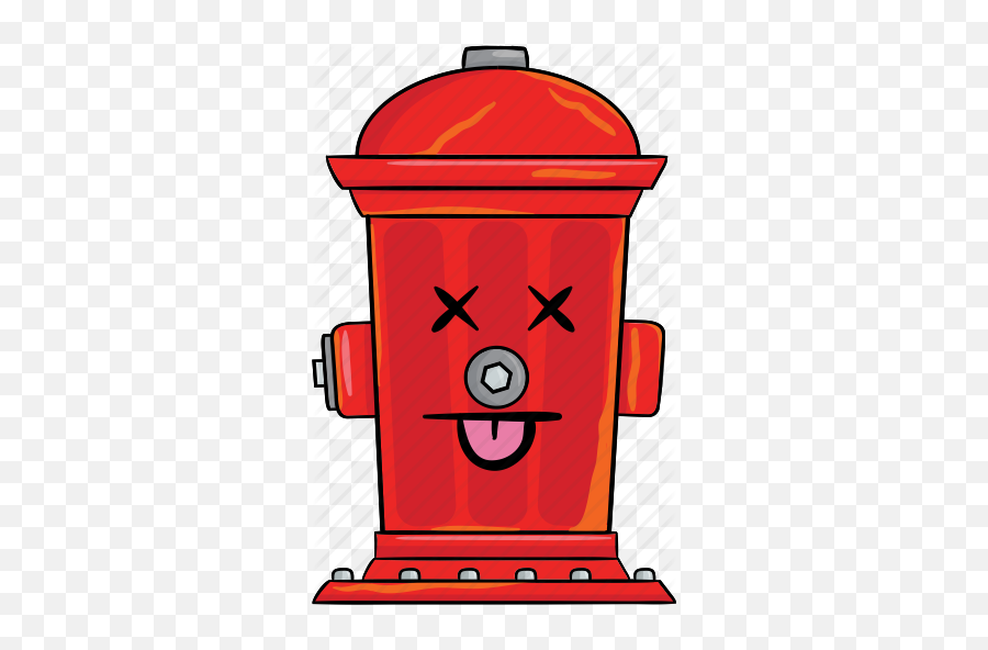 Cartoon Emoji Fire Hydrant Smiley Icon - Fire Hydrant,Emoji For Fire