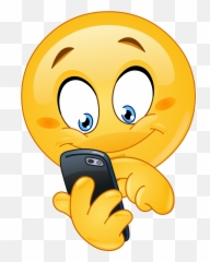 Cell Phone Emoji Decal -