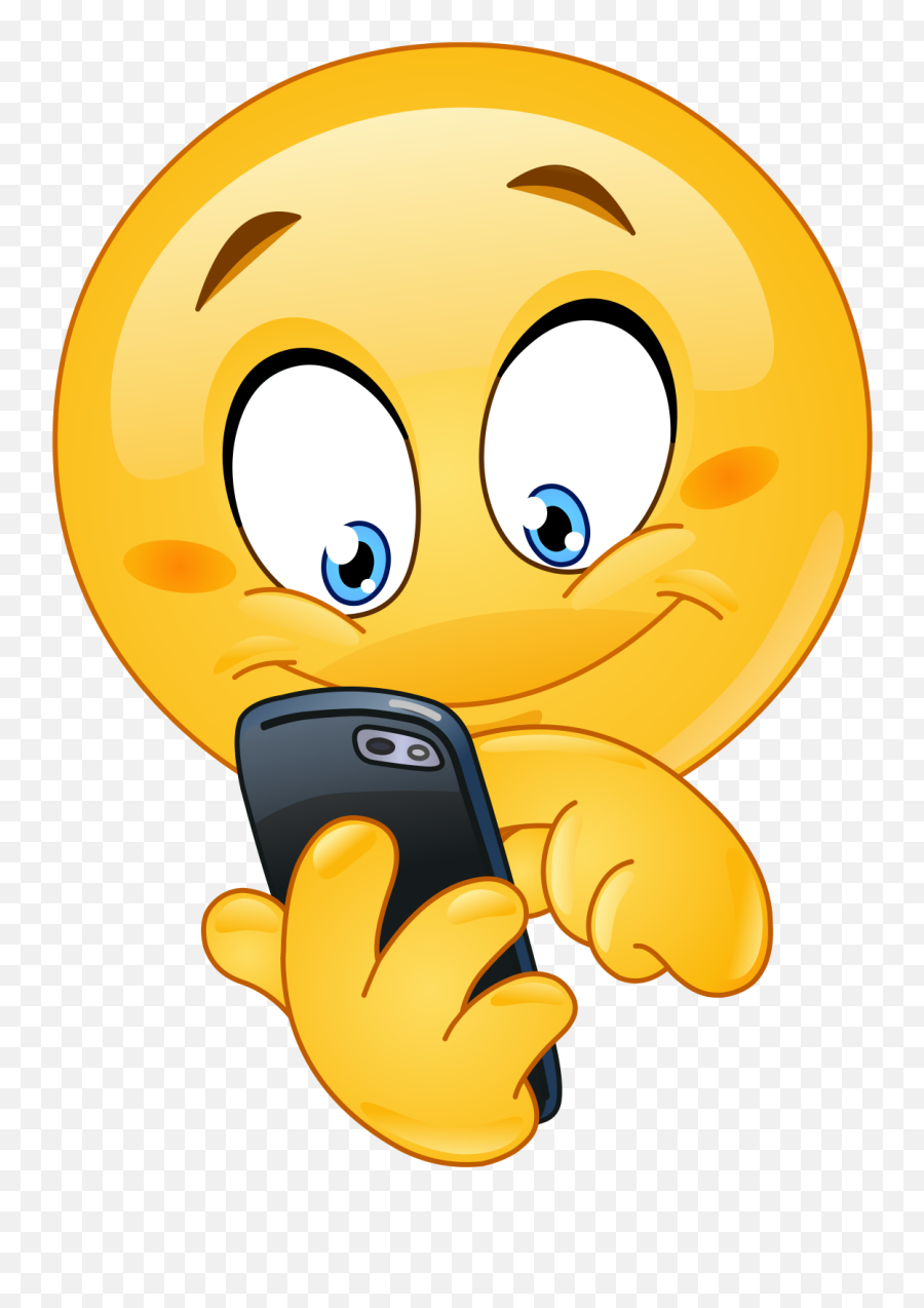 Cell Phone Emoji Decal - Phone Emoji,Hello Emojis