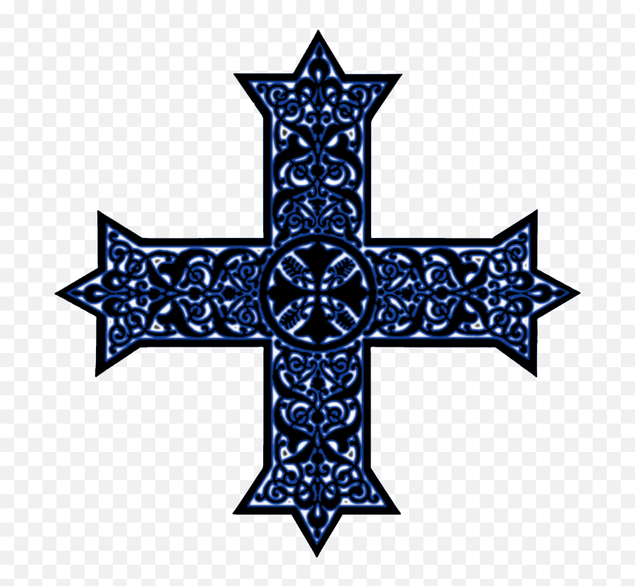 Mission Clipart Coptic Mission Coptic Transparent Free For - Cross Hd Clipart In Blue Color Emoji,Orthodox Cross Emoji