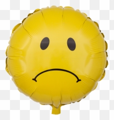 Sadness Balloon Face Smiley Emoji,Balloon Emoticon