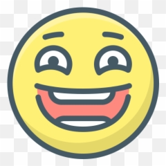 Laughter Lol Positive Smile Smiley Icon - Emoji