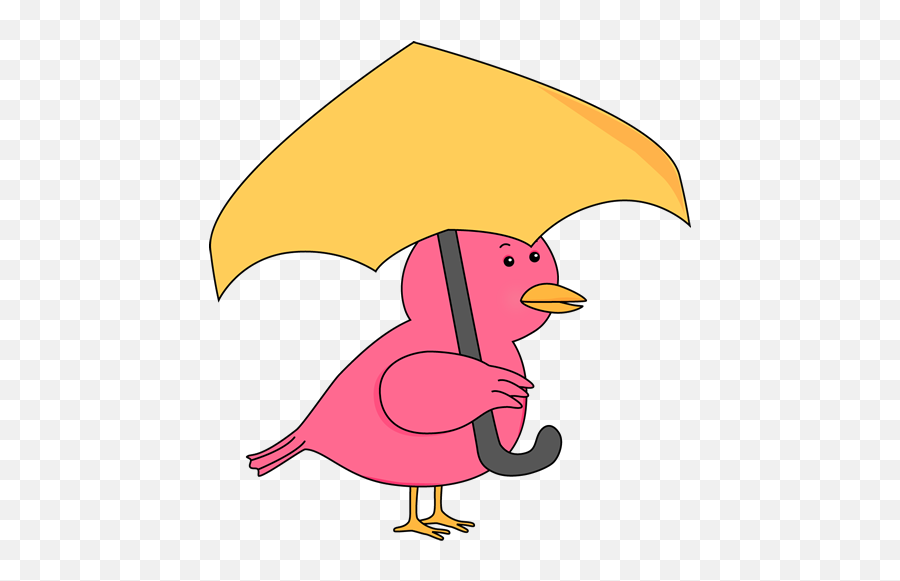 Bird Holding Umbrella - Under The Umbrella Clipart Emoji,Flipping The Bird Emoticon