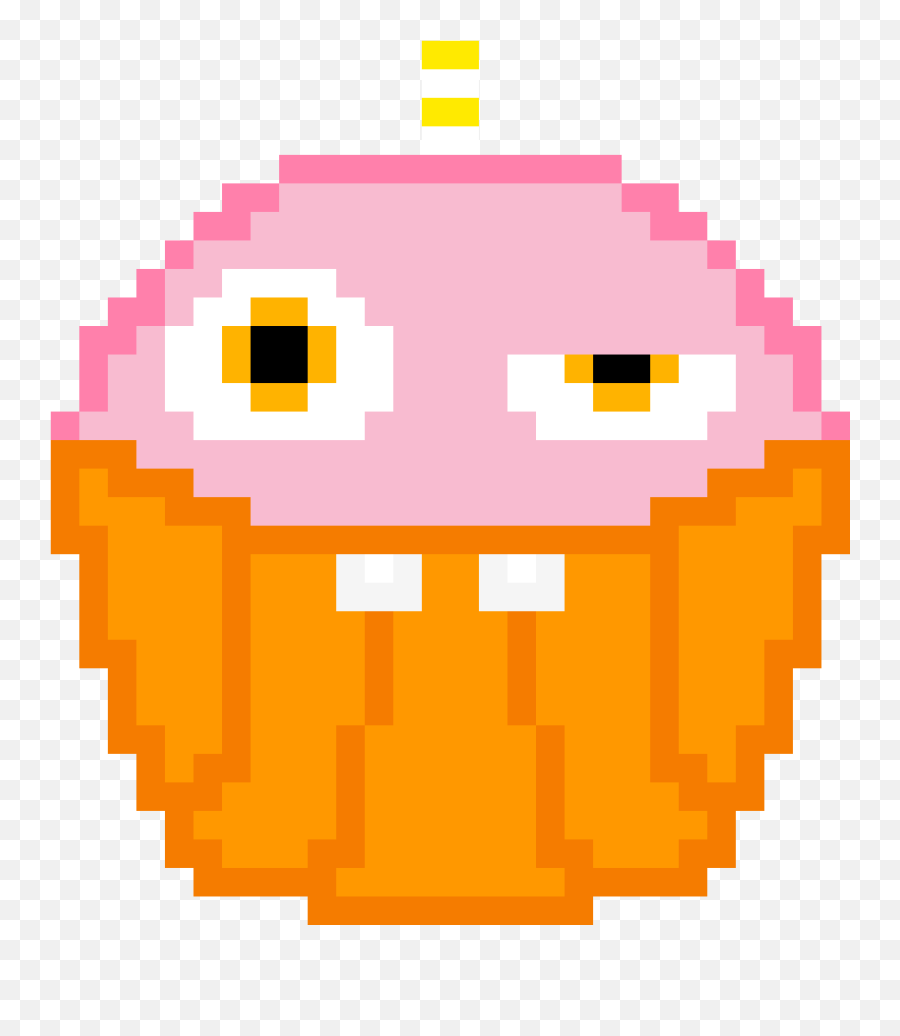 Pixilart - Deadpool Face Pixel Art Emoji,Cupcake Emoticon