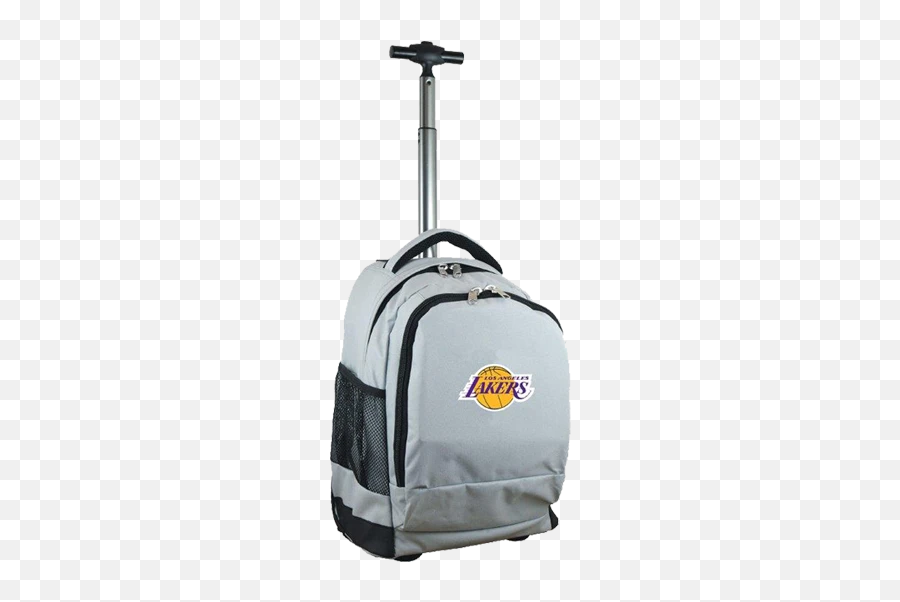 Los Angeles Lakers 19 Premium Wheeled Backpack - Nba Emoji,Emoji Rolling Backpack