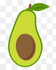 Avocado Fruit Icon Png And Svg Vector - Clip Art Emoji