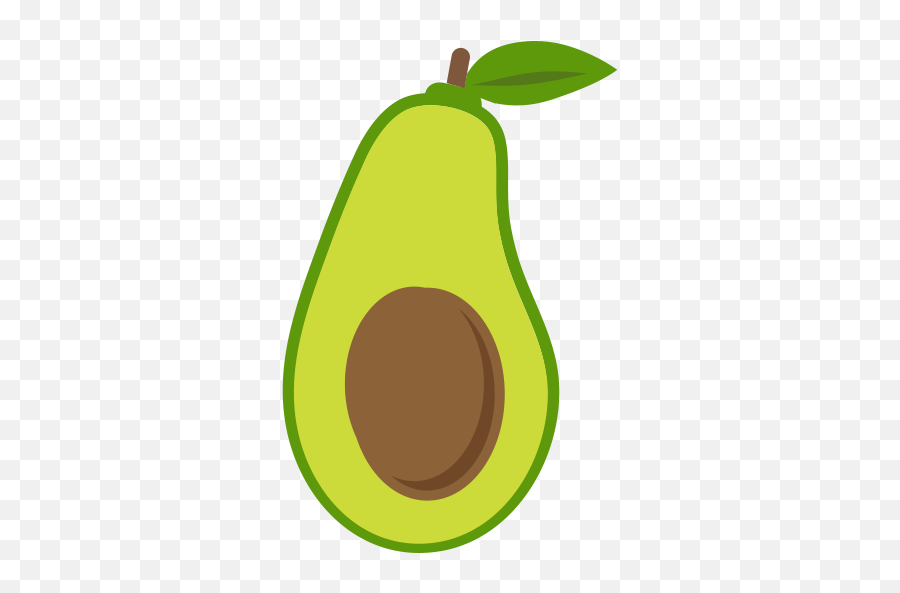 Avocado Fruit Icon Png And Svg Vector - Clip Art Emoji,Avocado Emoji Transparent