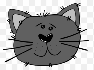 Cartoon Cat Face Clipart - 600 X 443 Px Emoji,Cat Faces Emoticons