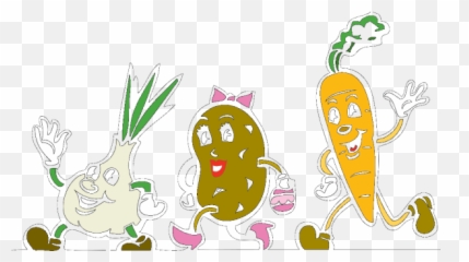 Running Vegetables In Color PNG SVG Clip art for Web - Png Emoji
