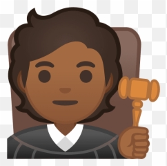 Judge Emoji Clipart -