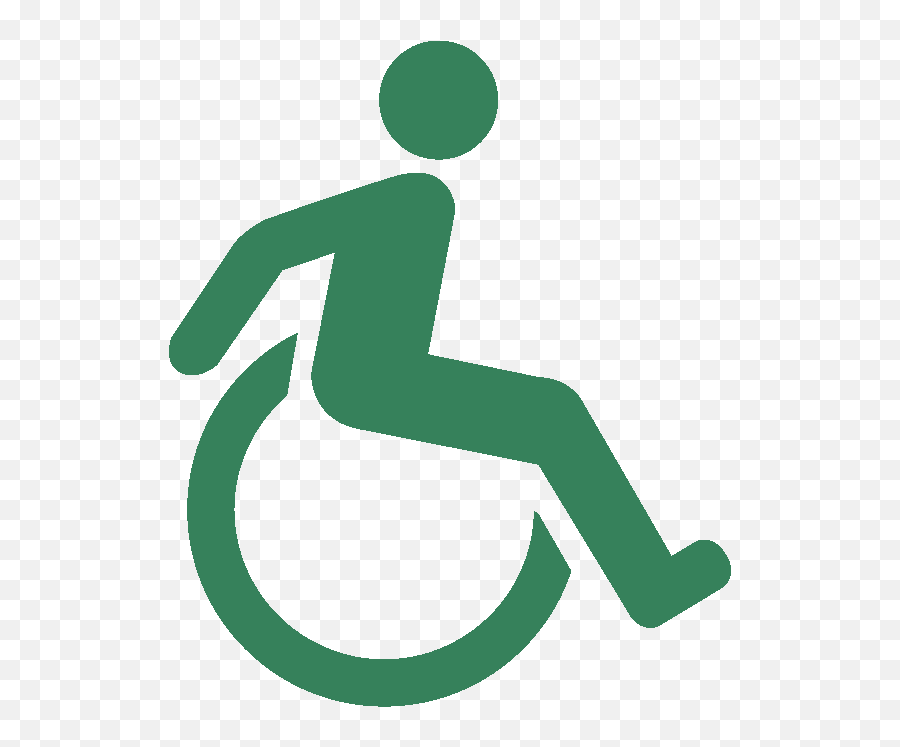 Wheelchair Accessible Accomodation In - Wheelchair Sign Silhouette Emoji,Wheel Chair Emoji