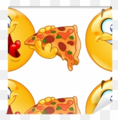 Emoticon eating pizza Wallpaper u2022 Pixers We live to change - Pizza Emoji