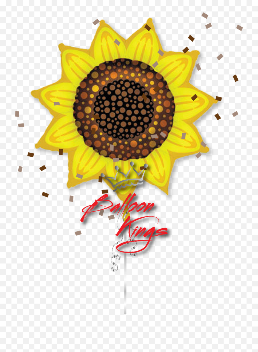 Sunflower - Sunflower Helium Balloons Emoji,Sunflower Emoji Png