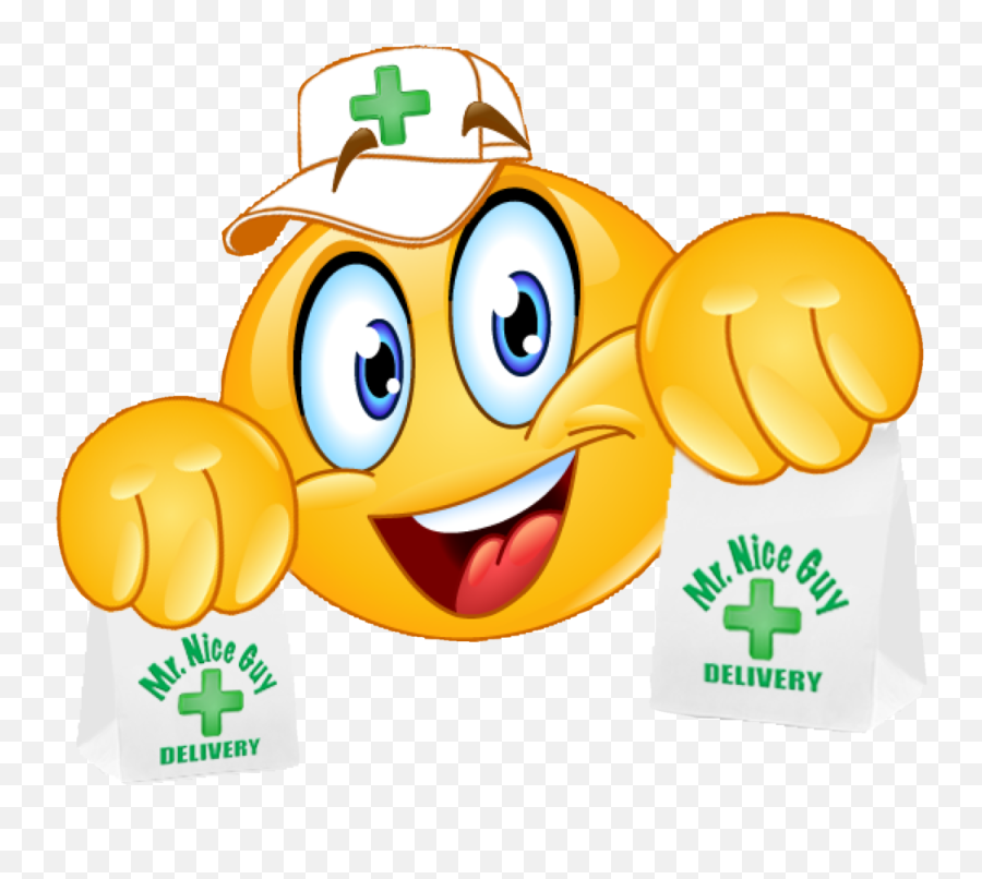 Mr Delivery Medical Marijuana - All The Best Emoji Png,Marijuana Emoji