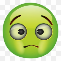 Emoji - Smiley,Nauseated Face Emoji