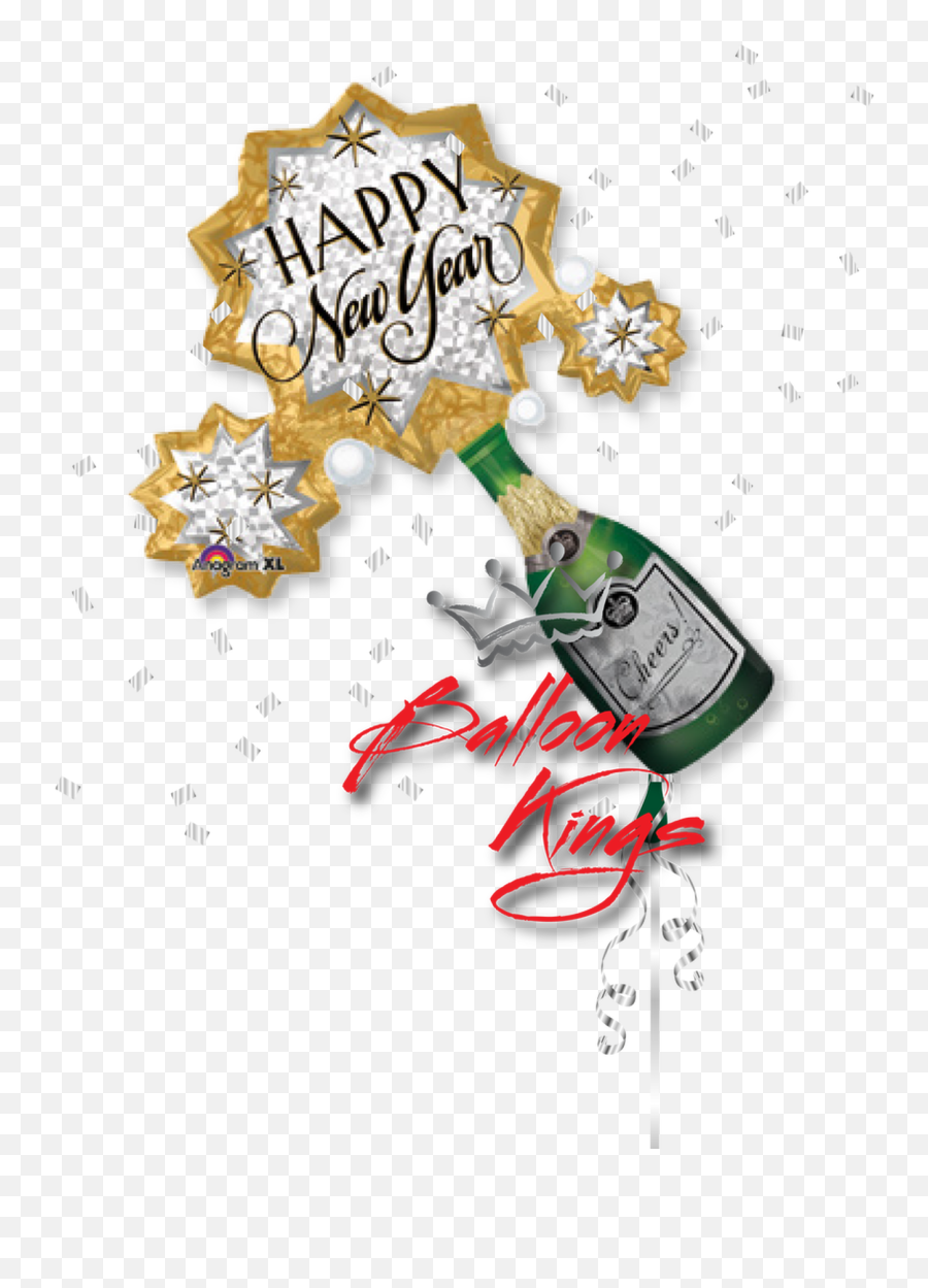 New Year Champagne Burst - Happy New Year Champagne Bottle Emoji,Happy New Year Emojis