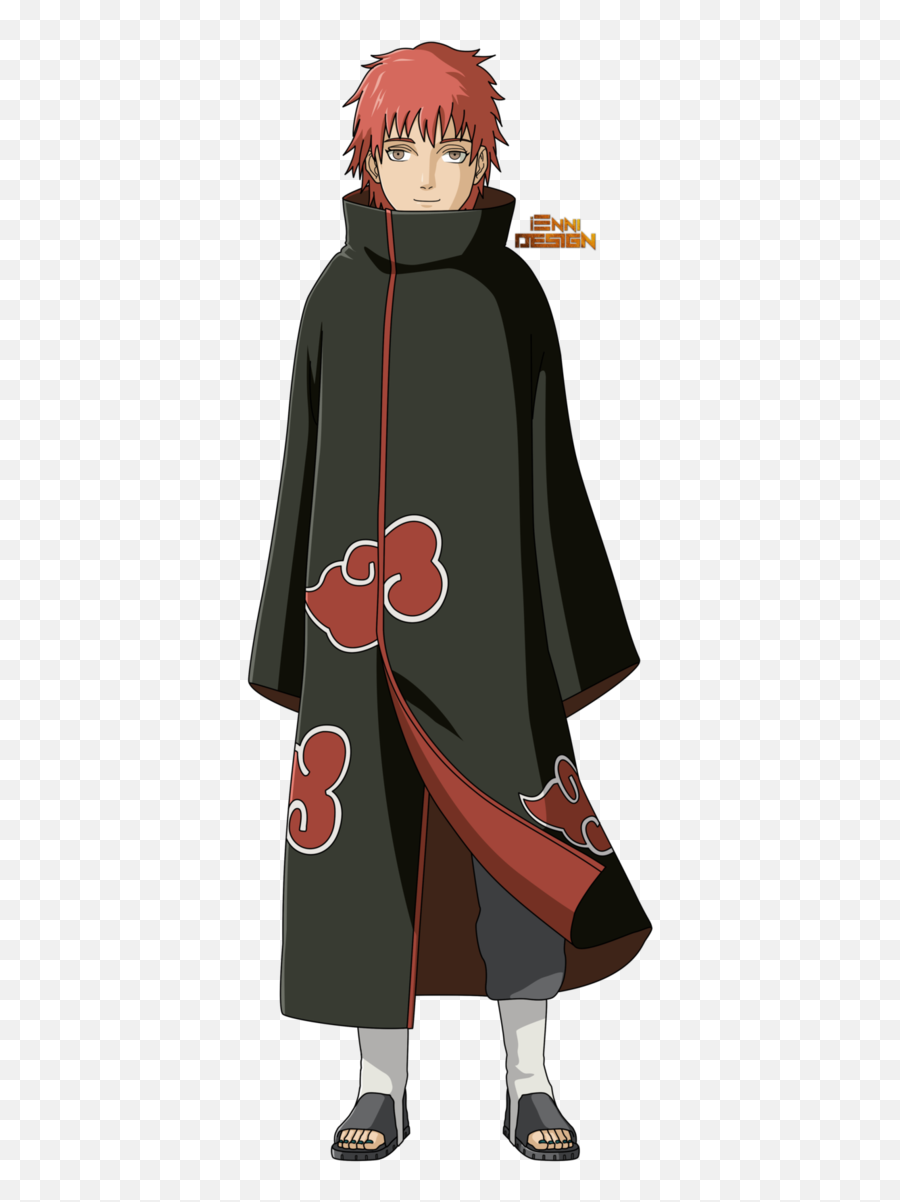 Akatsuki Drawing Robe Transparent Png - Naruto Tobi Full Body Emoji,Emoji Robe