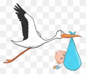 Stork Picture - Stork With Baby Png Emoji,Stork Emoji