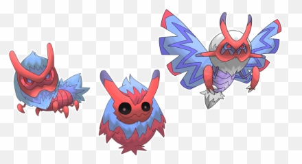 Pokémon Twisted Mind - Ice Bug Fakemon Emoji,Grabby Hands Emoji
