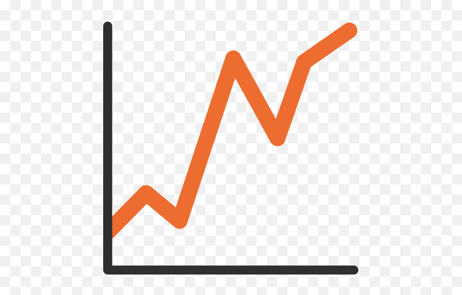 Chart Increasing Emoji - Chart With Upwards Trend,Emoji Meaning Chart