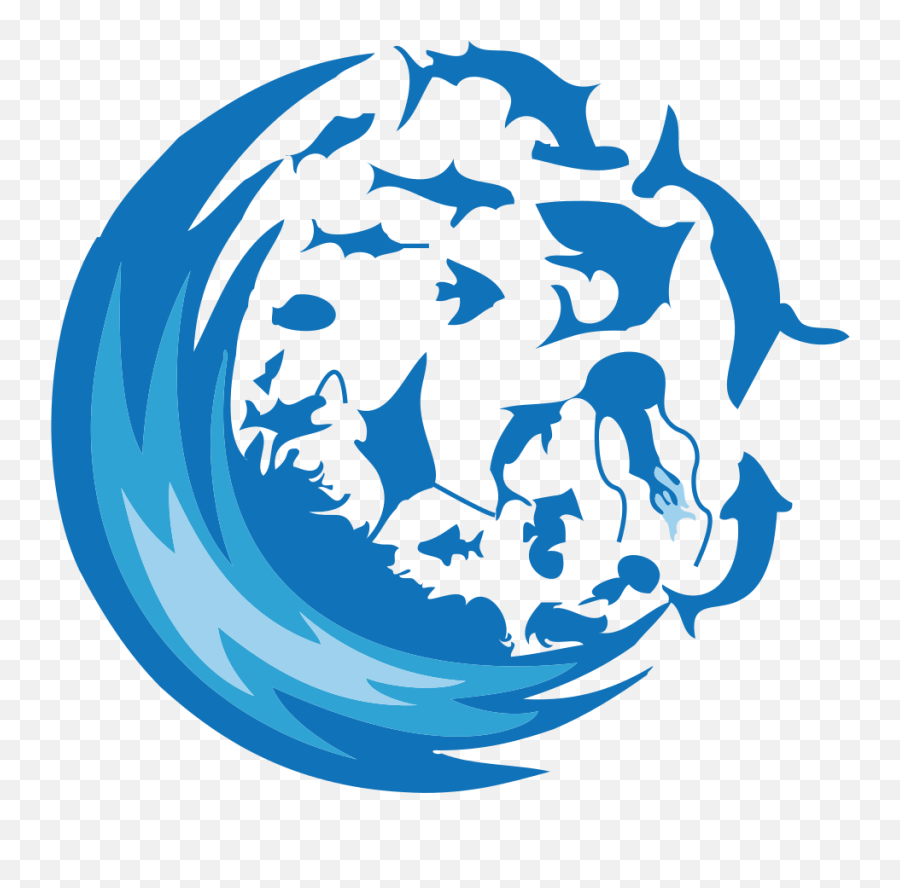 Peo - Ocean Clipart Circle Emoji,Blue Wave Emoji