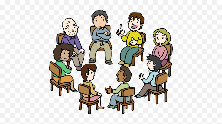 Diverse Group - Group Discussion Cartoon Emoji,Emotion Keyboard