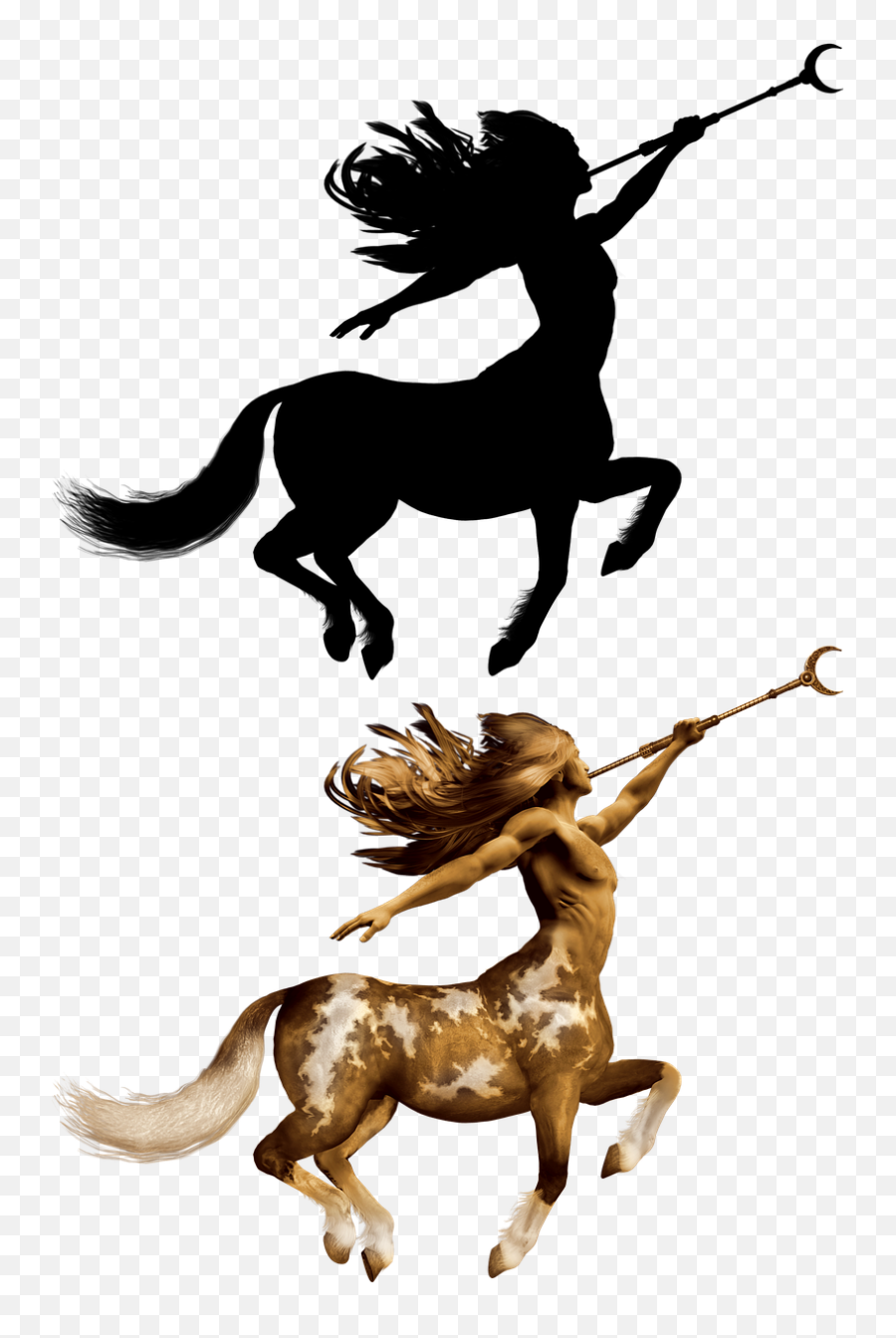 Centaur Fantasy Character Creature - Illustration Emoji,Hand Horse Horse Emoji