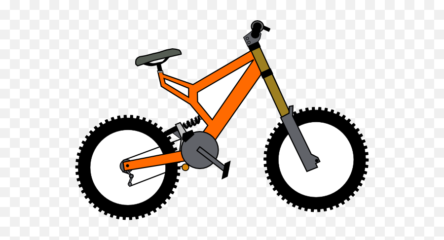 Orange Bicycle Transparent Png - Bike Clip Art Emoji,Bike Emoticon