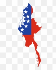 Flag Map Of Burma - Myanmar Vector Png Emoji