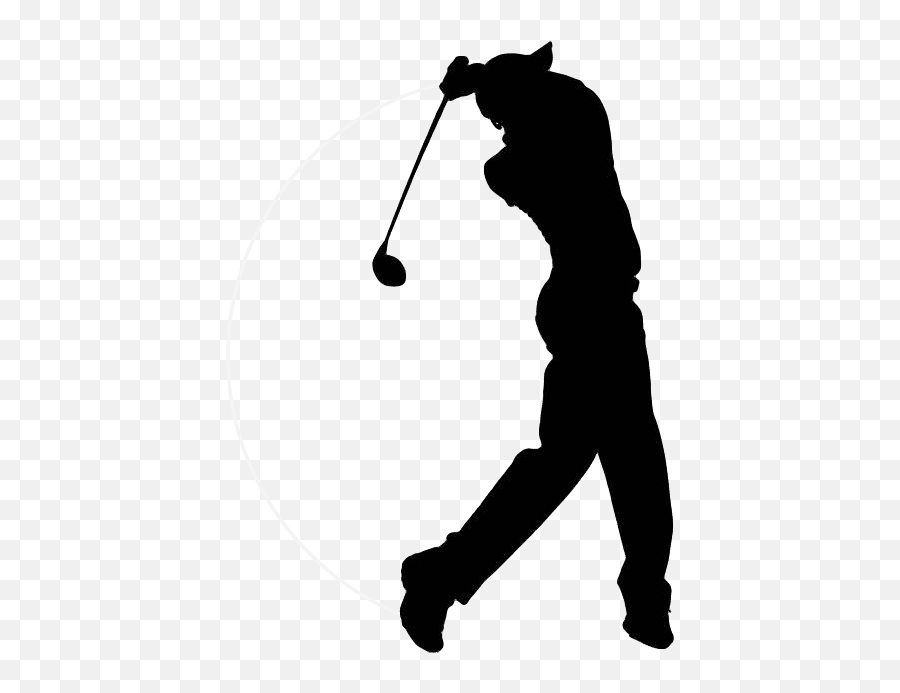 Vector Graphics Clip Art Silhouette - Silhouette Golf Clip Art Emoji,Golfer Emoji