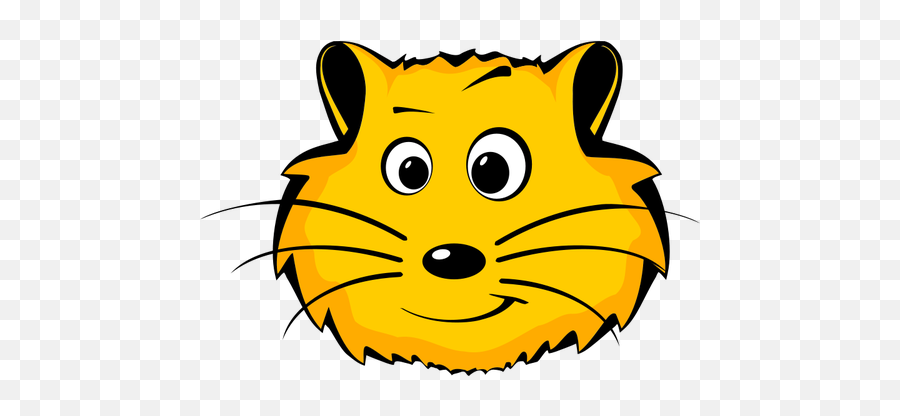 Image Vectorielle De Hamster Visage Comique - Animal Face Clip Art Emoji,Question Emoji