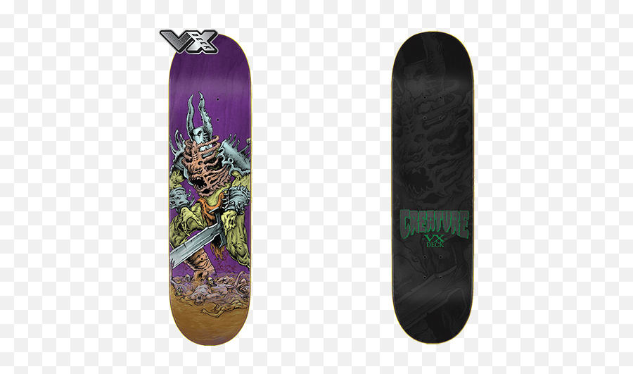 Sport Creature Sliders Rails Green Oldschool Skateboard - Junji Ito Skate Deck Png Emoji,Skateboard Emoji