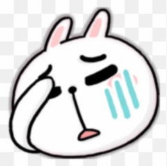 Cheer Rabbit Emoji Vijiti Kwa Whatsapp - Clip Art,Cheer Emoji