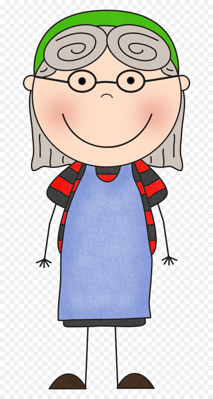 Old Lady Who Swallowed A Fly Clipart - There Was An Old Lady Who Swallowed A B Emoji,Old Lady Emoji